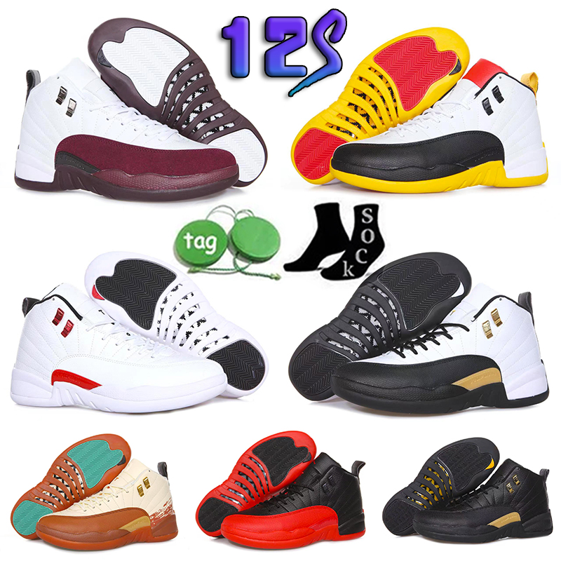 

Black Taxi 12s French Blue Basketball Shoes Playoff Twist Triple Black 12 Grey Gym Red Hyper royal Indigo Reverse Game Dark Stealth Flu Men Shoe Royalty Master 40-47, 14