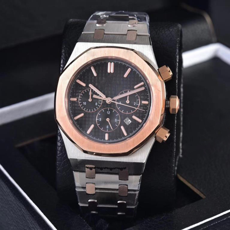 VK Montre à Quartz pour hommes 42mm 904L tout en acier inoxydable Designer classique mode verre saphir lumineux étanche Montre de Lux