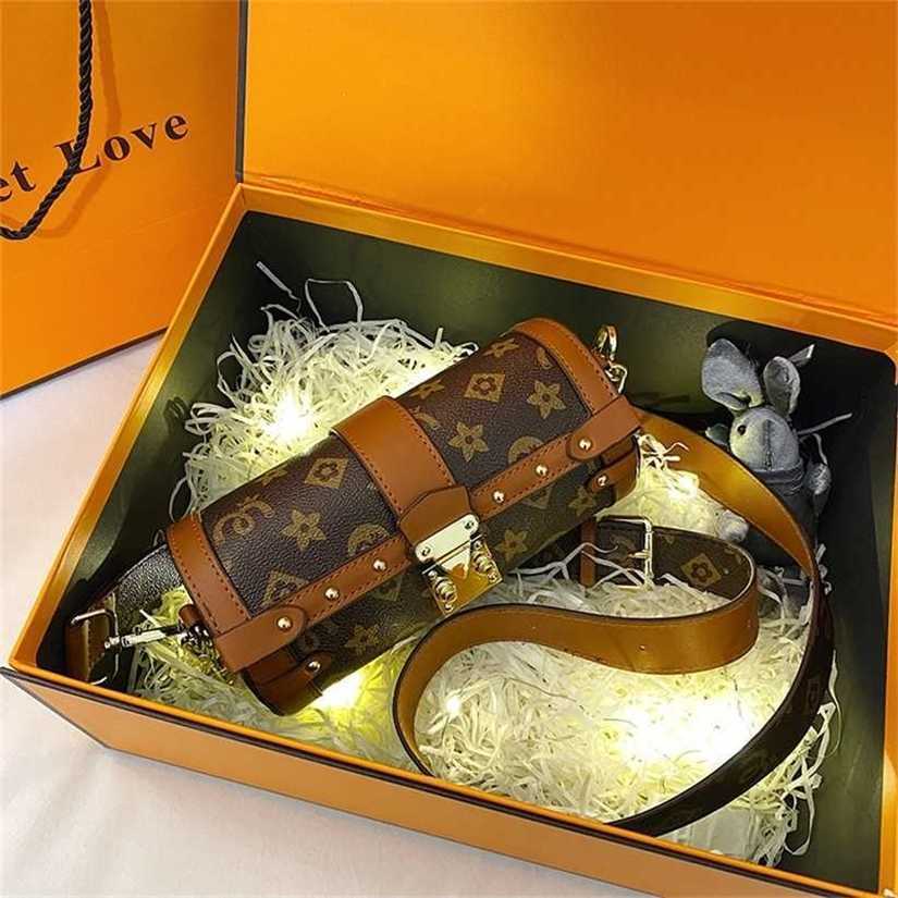 

10% OFF Handbag High quality 2023 new bag Niche Mini pillow cylinder Shoulder Messenger, Khaki5