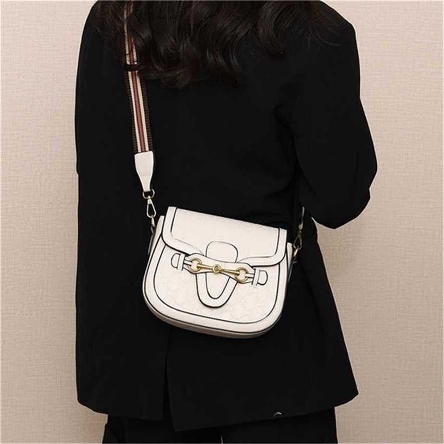 

28% OFF Handbag High quality 2023 new bag Spring And Korean Postman Trend Leisure Belt Female shoulder, White8