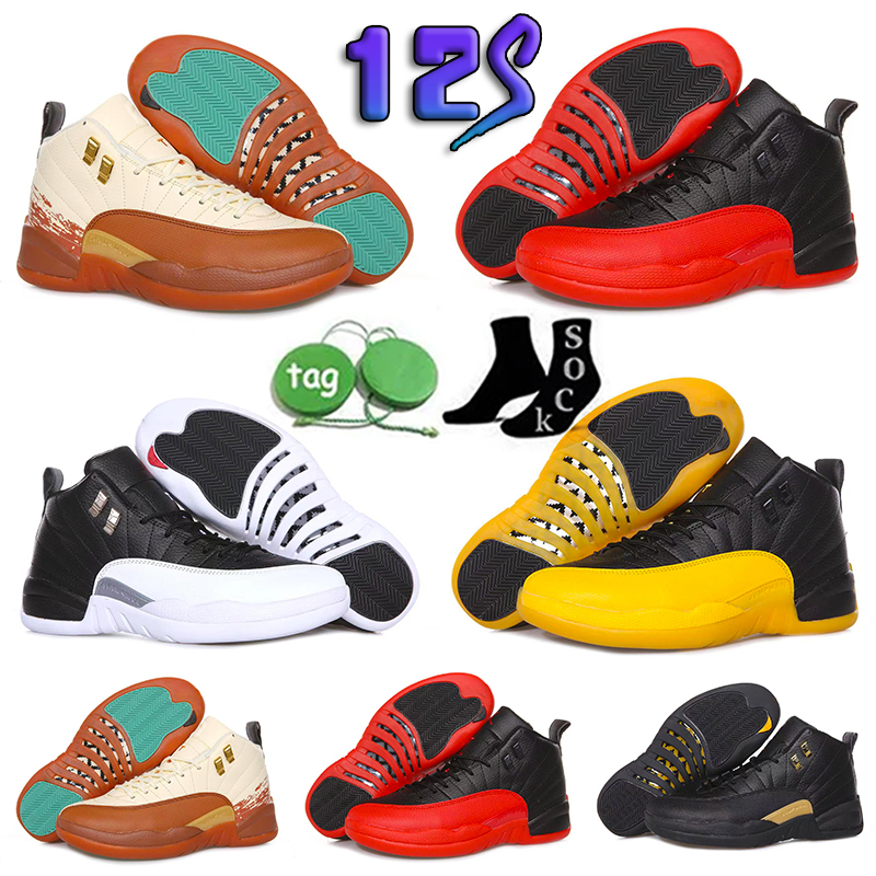 

2023 Jumpman 12 12s Twist Utility Mens Basketball Shoes University Gold Reverse Flu Game Dark Concord Michigan Women Sneakers Trainers Size 7-12.5