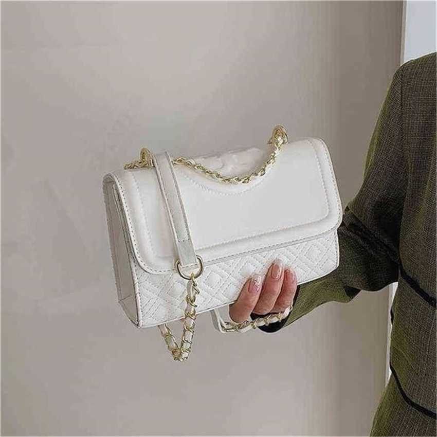 

22% OFF Handbag High quality 2023 new bag Trend Large Spring Lingge Large Diagonal Span Flap And Simple shoulder, Red8