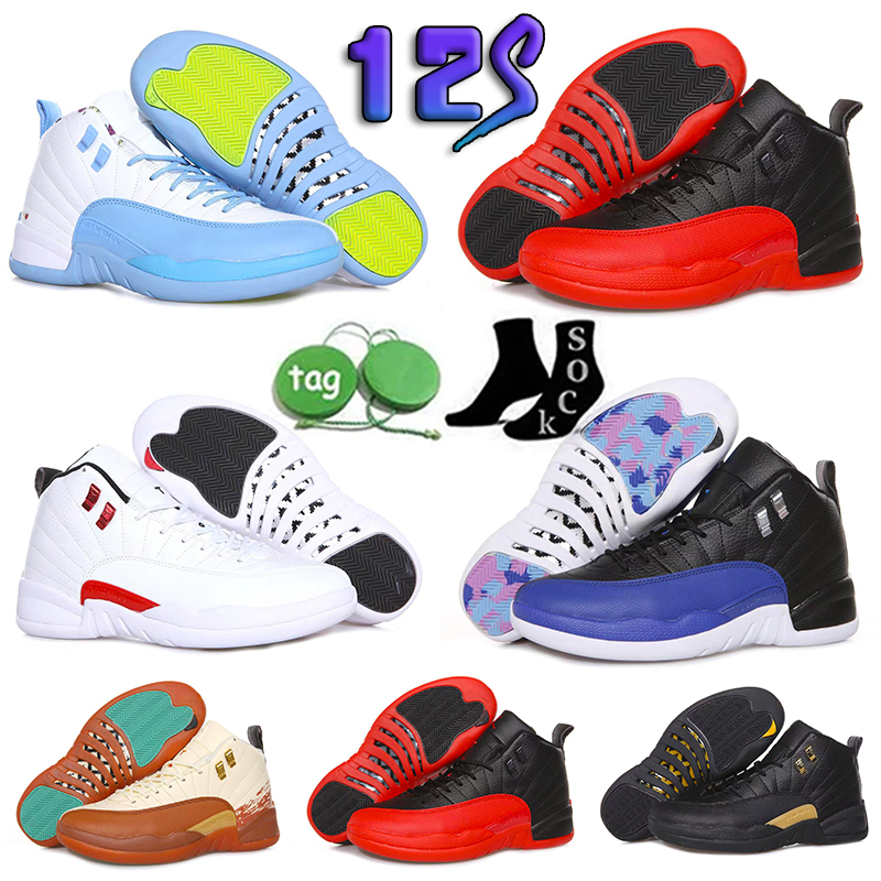

mens 12s basketball shoes 12 Playoffs Royalty Taxi Utility Grind University Gold Cool Grey Bred Concord Legend blue Bright Citrus men sneakers running shoes 40-47