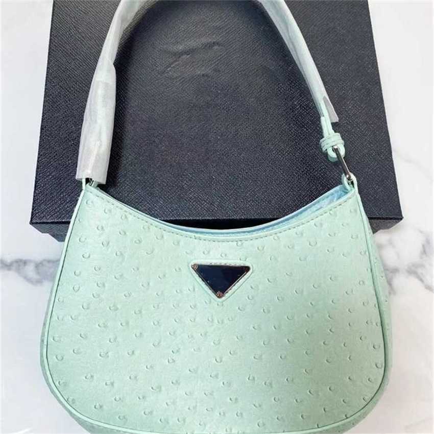 

22% OFF Handbag High quality 2023 new bag spring and summer texture ostrich pattern portable women's trend armpit shoulder, White9