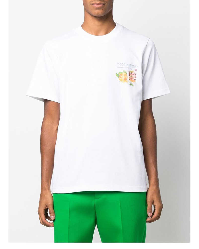 

Men's T-Shirts Spring/Summer 2023 New Casablanca Letter T Shirt High Quality Cotton Casual Fashion T Shirt T230209