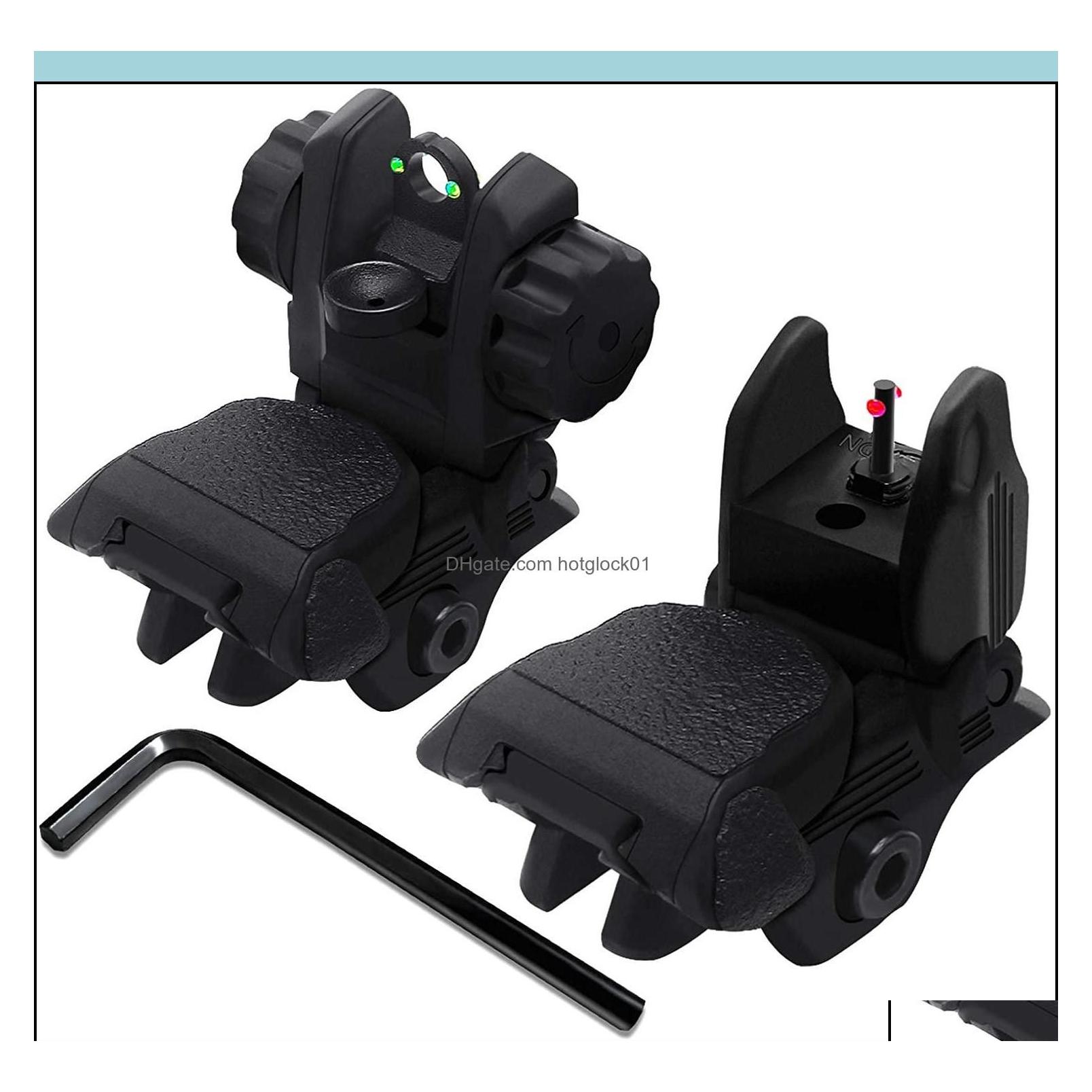 

Tactical Accessories Hunting Polymer Green Red Fiber Optics Front Rear Up Sight Ar15 Parts For M4 M16 Rifle Ar 15 Iron Dr Drop Deliv Dh5Iv