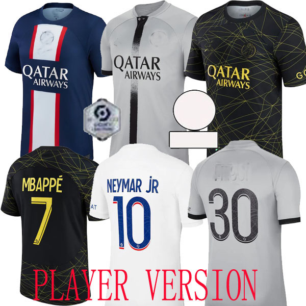

22 23 pSGs SERGIO RAMOS soccer jerseys maillot de foot special 2023 FOURTH AWAY 4TH SPECIAL 2022 MBAPPE shirt kids home Maillots Player version 3rd Fabian Ruiz 8, Third away player version 3