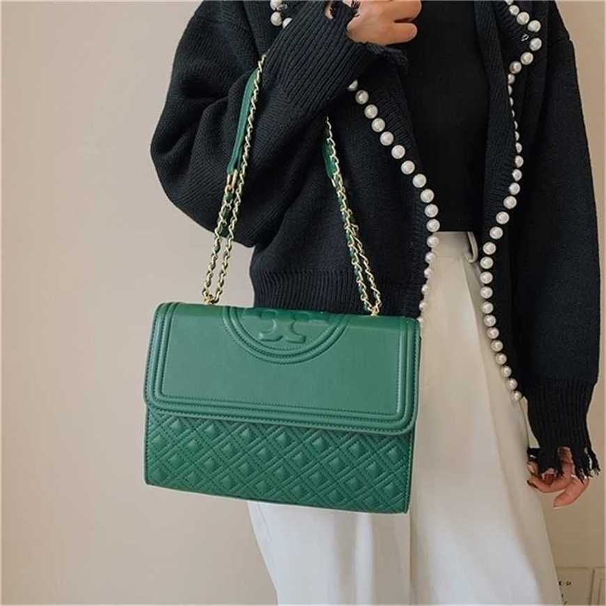 

26% OFF Handbag High quality 2023 new bag Light Luxury Tide Early Solid Color Simple Diagonal Cross Ling Lattice Embroidery Line Out, White9