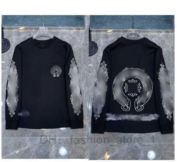 

Brand Womens Heart Fashion Chromes Long Sleeve T-shirt Mens Casual Tops Quality 3 8SJ1, Cu888