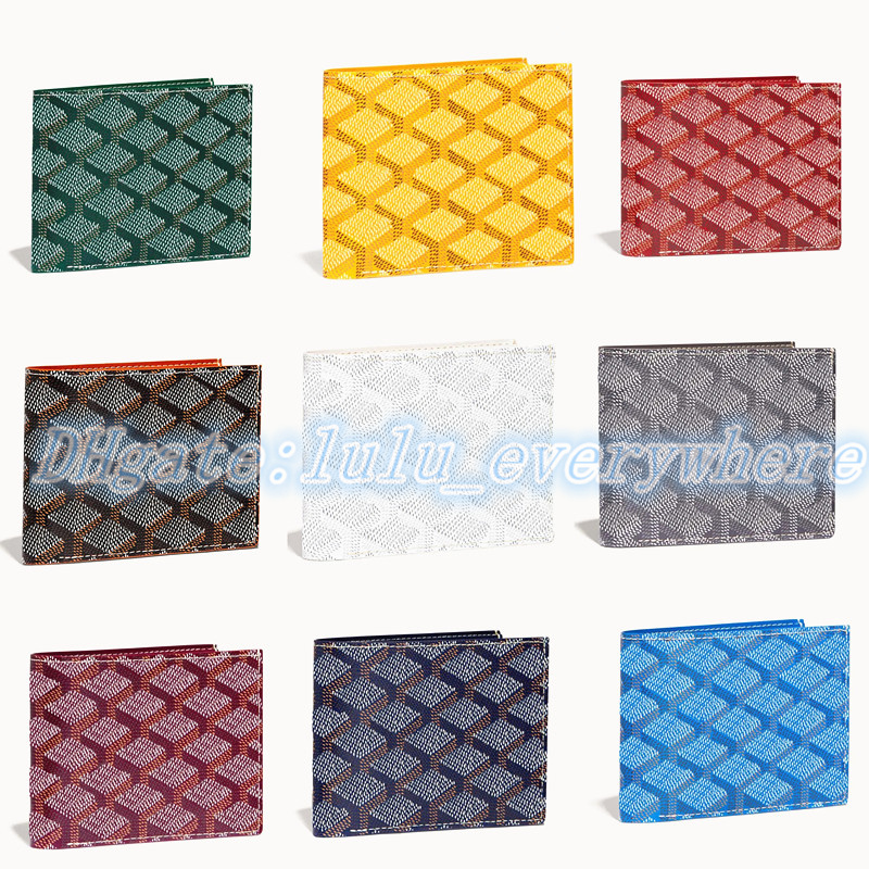 

Luxury Mens Designer Coin Pocket purses short wallet Cardholder Purse passport Holder fashion with box mens wallets card holders Womens key pouch Leather keychain, Black+brown