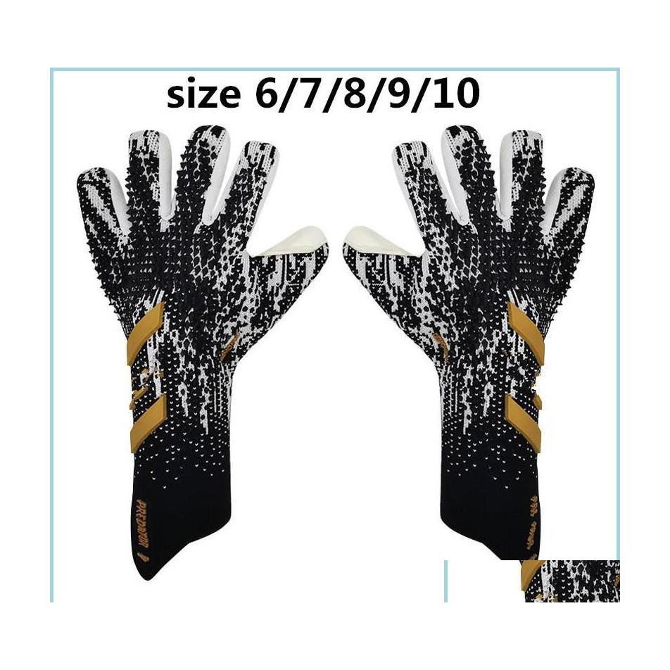 

Sports Gloves 2022 Goalkeeper Finger Protection Professional Men Football Adts Kids Thicker Goalie Soccer Glove Drop Delivery Outdoo Dhyak, Red