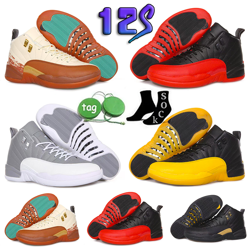 

OG Men Basketball Shoes 9 Particle Grey 12s Cherry Hyper Royal Taxi University Gold Mens designer trainers shoes Sneakers Sports shoes 7-12.5, 10