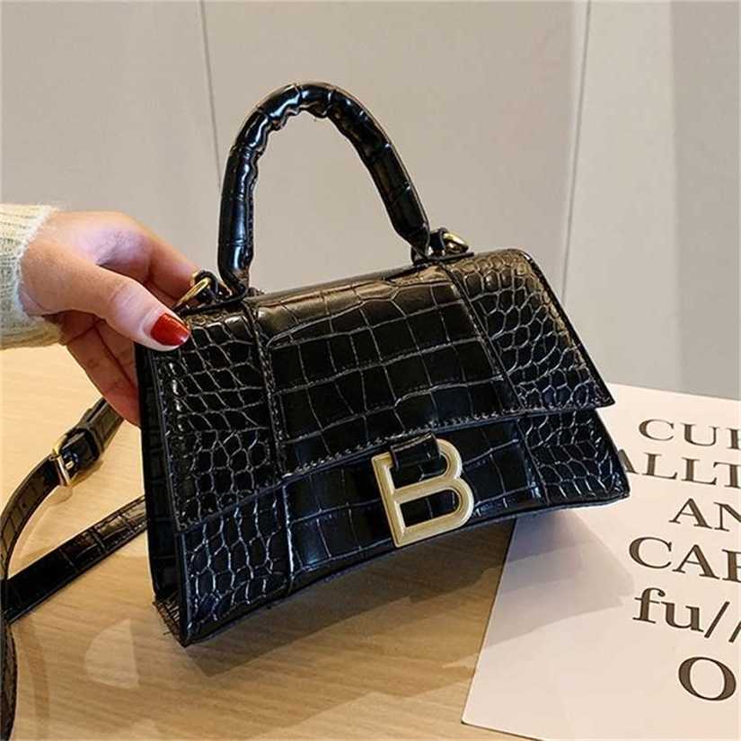 

10% OFF Handbag High quality 2023 new bag Women's Korean version cross arm handle stick crocodile pattern shoulder, Red10