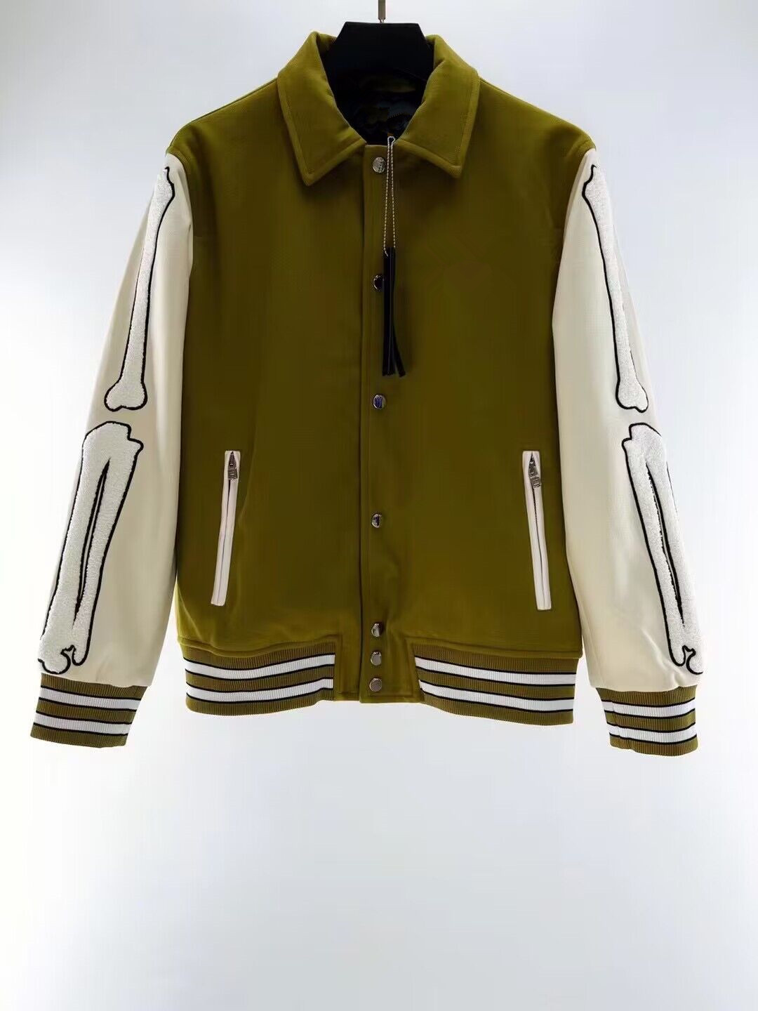 

Cotton designer jackets bomber mens windbreaker varsity Mens Baseball Hip Hop Harajuku Letter Patchwork Leather tianma embroidery Streetwear Men Unis P9HZ, Extra shipping postage/no ship