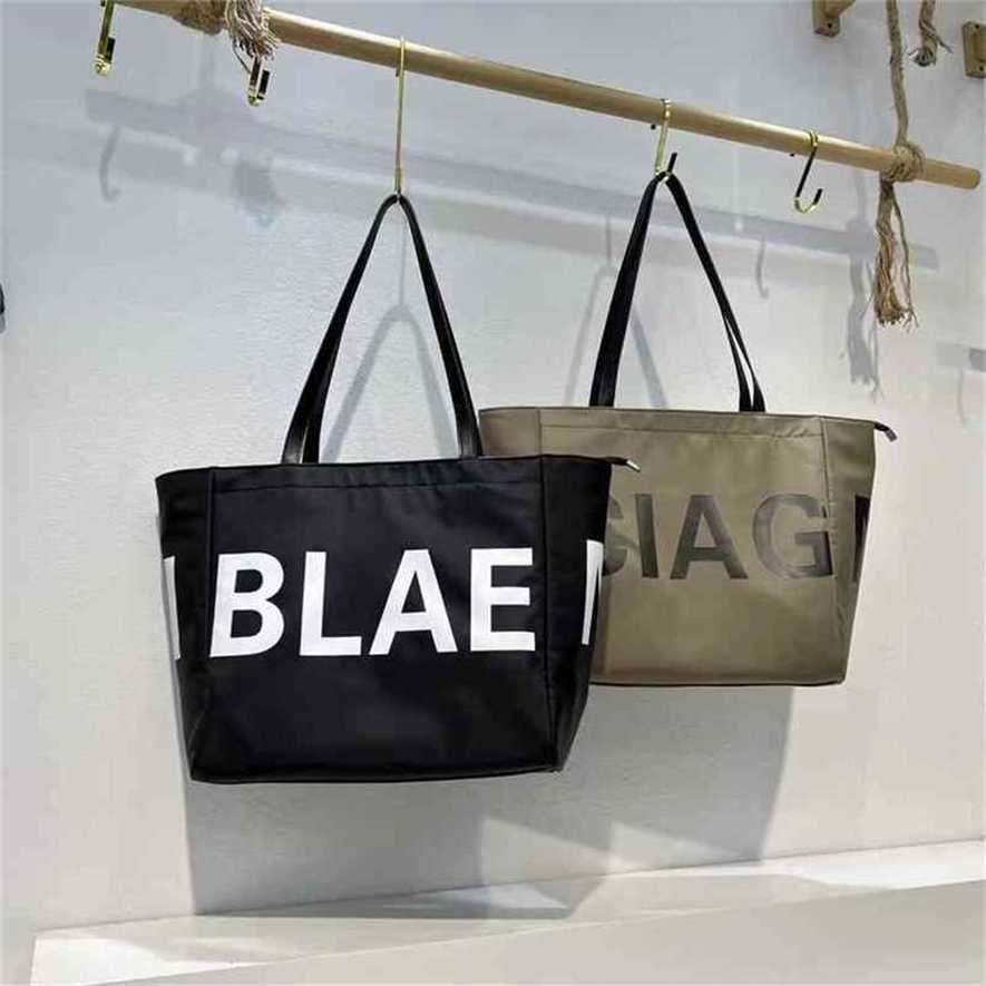 

28% OFF Handbag High quality 2023 new bag Women's Hot casual canvas simple shopping large armpit, Nylon black