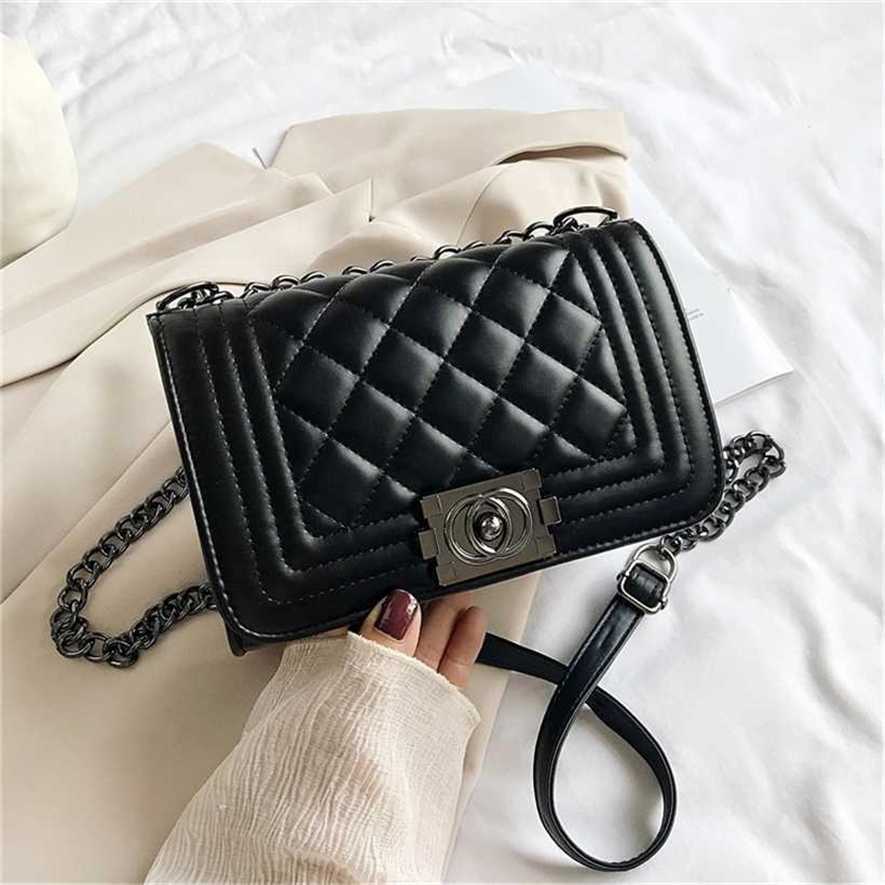 

28% OFF Handbag High quality 2023 new bag women Lingge embroidered thread chain shoulder popular cross messenger Korean women's, Style 2 black