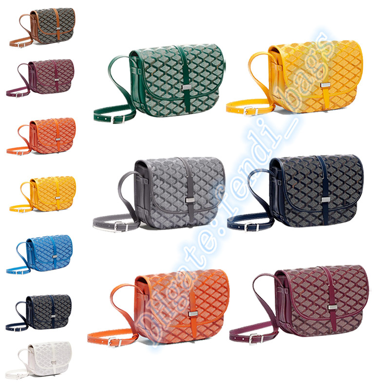 

Messenger Gy Belvedere CrossBody Bags The New Womens Mens clutch tote saddle Genuine leather Luxury Designer postman fashion handbag Shoulder travel small Bag, Grey