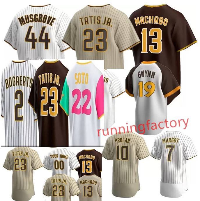 

Manny Machado jerseys Xander Bogaerts Fernando Tatis Jr. Yu Darvish Joe Musgrove Juan Soto shirts stitched mens Baseball Jerseys, As