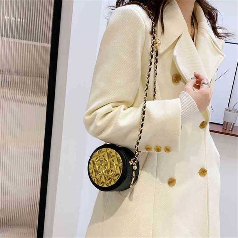 

36% OFF Handbag High quality 2023 new bag Women's Hot Cyber Red Personality This Year's Texture Round Spring and, White6