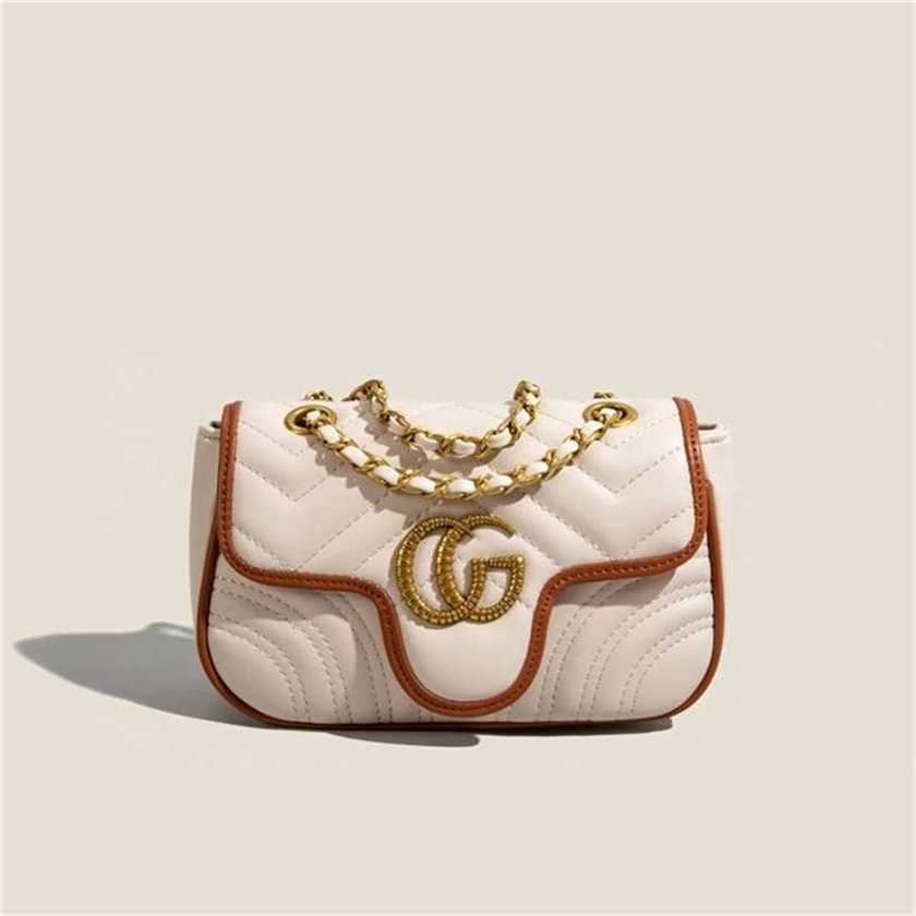 

32% OFF Handbag High quality 2023 new bag sense female red shoulder small square armpit messenger, Black