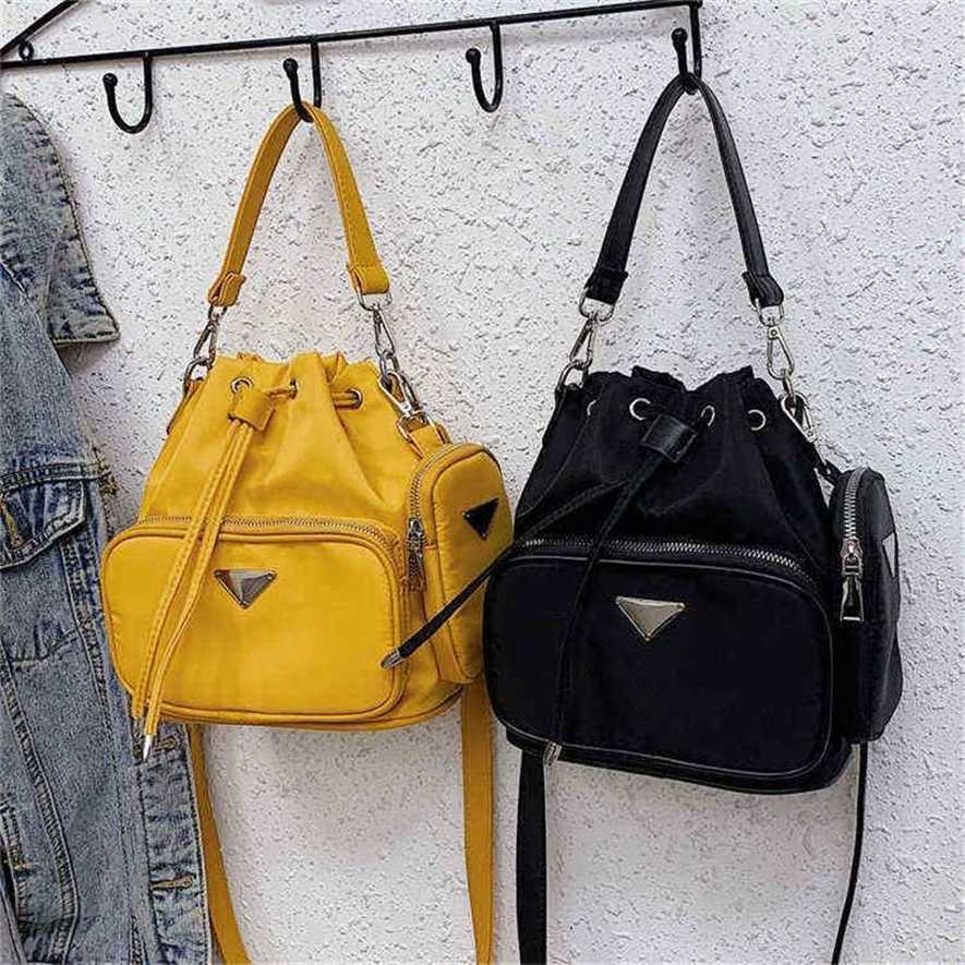 

28% OFF Handbag High quality 2023 new bag women's red tide messenger shoulder bucket son mother hobo three in underarm, Yellow16