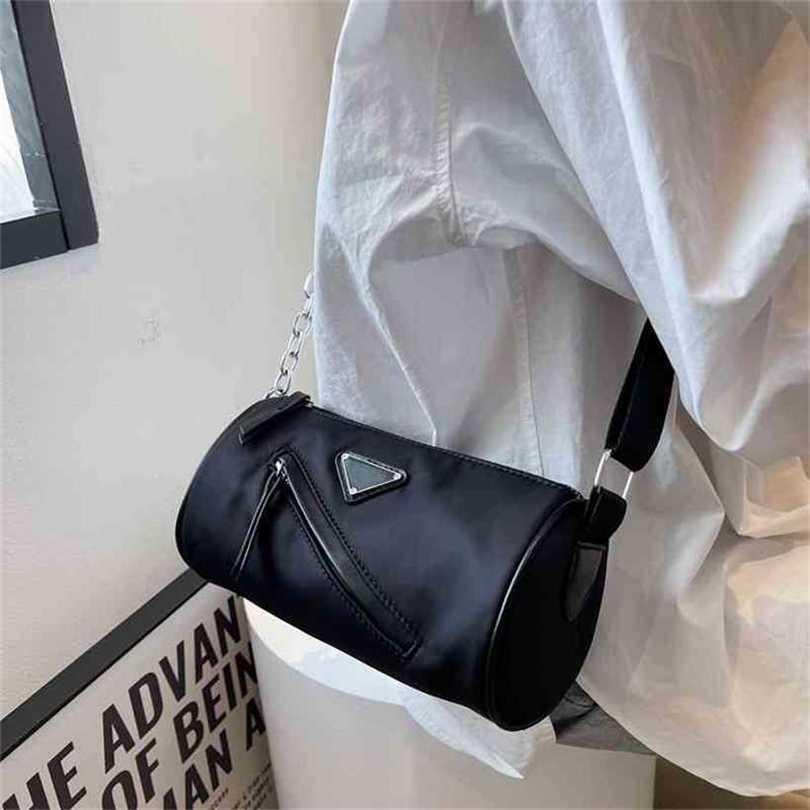 

36% OFF Handbag High quality 2023 new bag Women's Hot female Korean minority cylinder, Black4