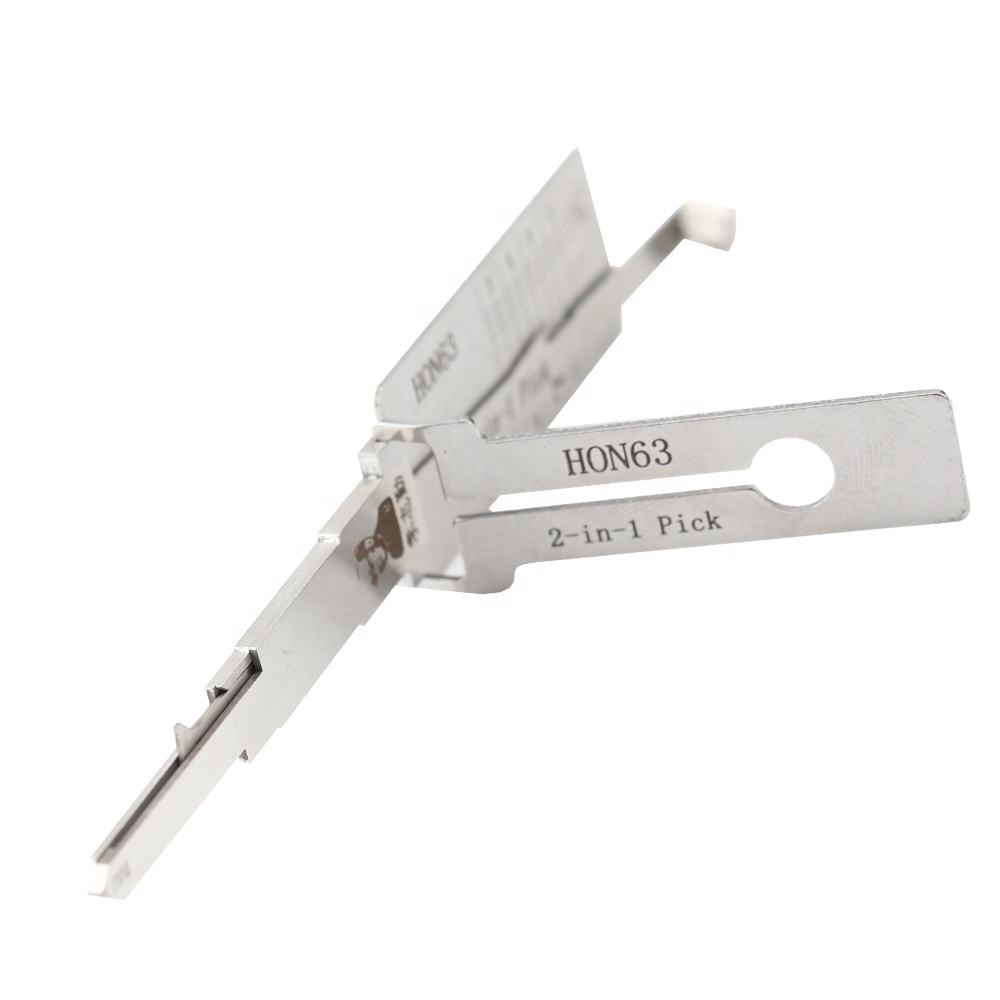 

Locksmith Supplies Original Lishi HON63 2 in 1 Car Door Lock Pick and Decoder For Honda Motorcycle