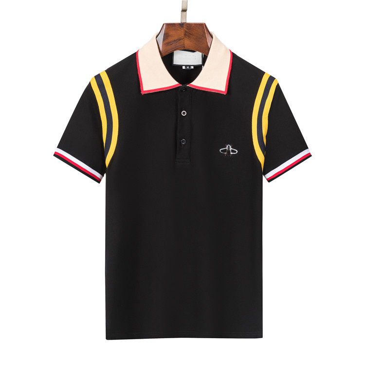 

shirt 2023 polo designer t stripe shirts snake polos bee floral mens High street fashion horse polo luxury T-shirt#8866 ML0Y