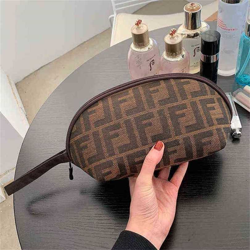 

36% OFF Handbag High quality 2023 new bag Travel Toiletries women's business trip portable storage large capacity hand holding wallet simple make-up mobile phone, Small coffee