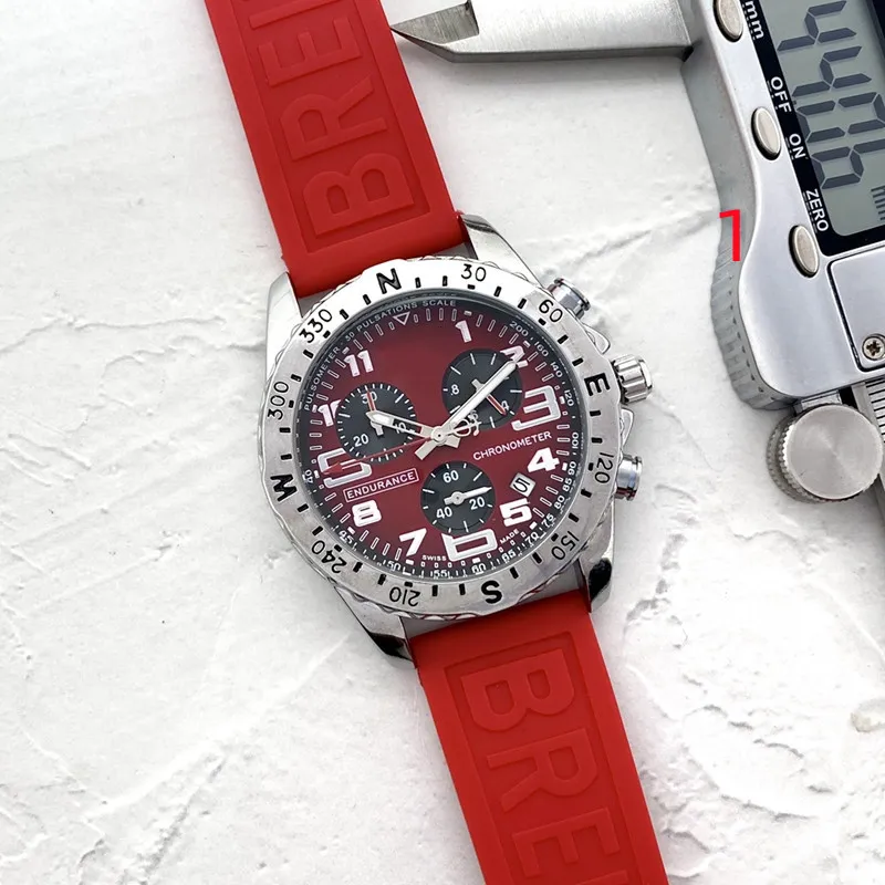 Montres-bracelets pour hommes 2022 Nouveaux montres pour hommes Tous les cadrans de travail Montre à quartz ENDURANCE 1884 Top Marque Chronograph