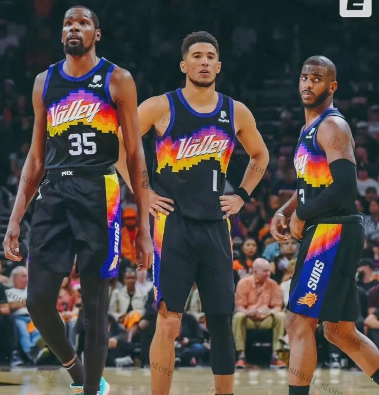 

2022-23 Phoenix''Suns''Men's 7 Basketball 35 Kevin Durant Jerseys Chris 3 Paul Devin 1 Booker Deandre 22 Ayton Torrey 0 Craig Dario 20 Saric, Blue
