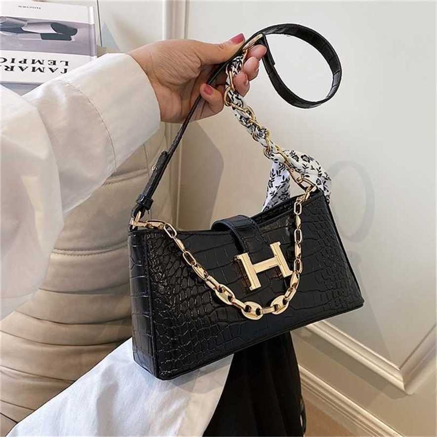 

28% OFF Handbag High quality 2023 new bag women's can be and mixed batches niche sense simple Kangkang crocodile underarm, White6