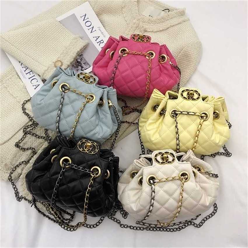 

22% OFF Handbag High quality 2023 new bag female handbag Chain Drawstring dual-purpose Shoulder Messenger, White8