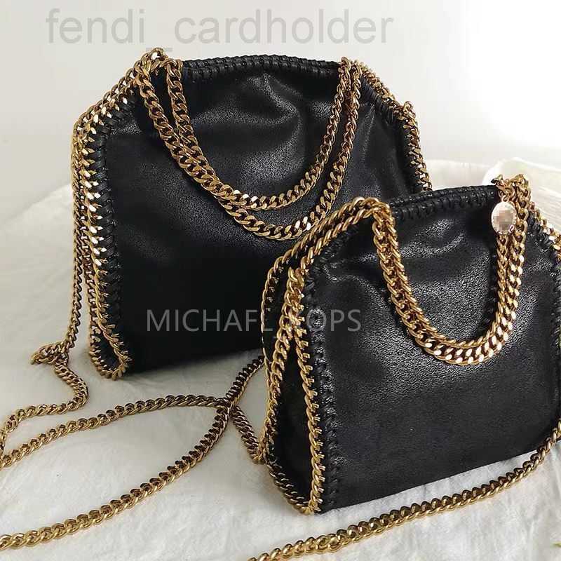 

Handbag Fashion women New Stella McCartney PVC Premium Leather Ladies Tote high quality leather shopping bag, Burgundy gold chain