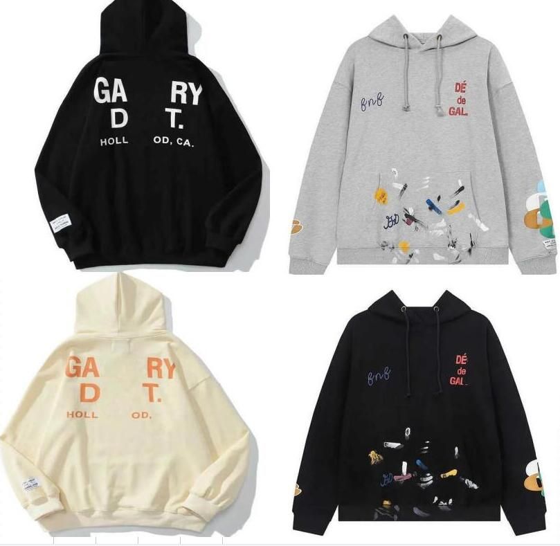 

Men's Hoodies Sweatshirts Hoodie Designer Galleryes depts Gary Painted Graffiti Used Letters Printed Loose Casual Fashion Men hoody, Not sold separately (add postage)