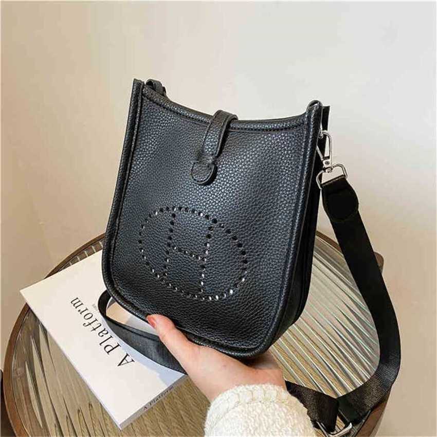 

22% OFF Handbag High quality 2023 new bag Women's Hot spring solid color simple square texture letter out the street, White18