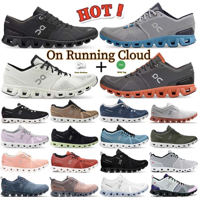 

On 2023 Runnings Cloud X Running Shoes Federer Designer Men Women Cushion sneakers Workout Cross Training Shoe black white Aloe Lightweight Shock Absorbing sneaker
