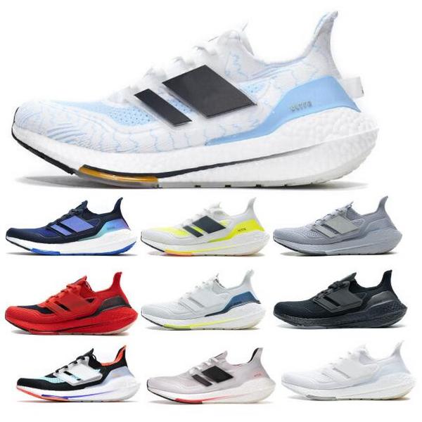 

Ultraboost 21 Men Women Running Shoes Sneaker Triple Black White Solar Carbon Tokyo Halo Silver 2023 UB 7.0 Ultra Tenis Trainer Size 5 - 12