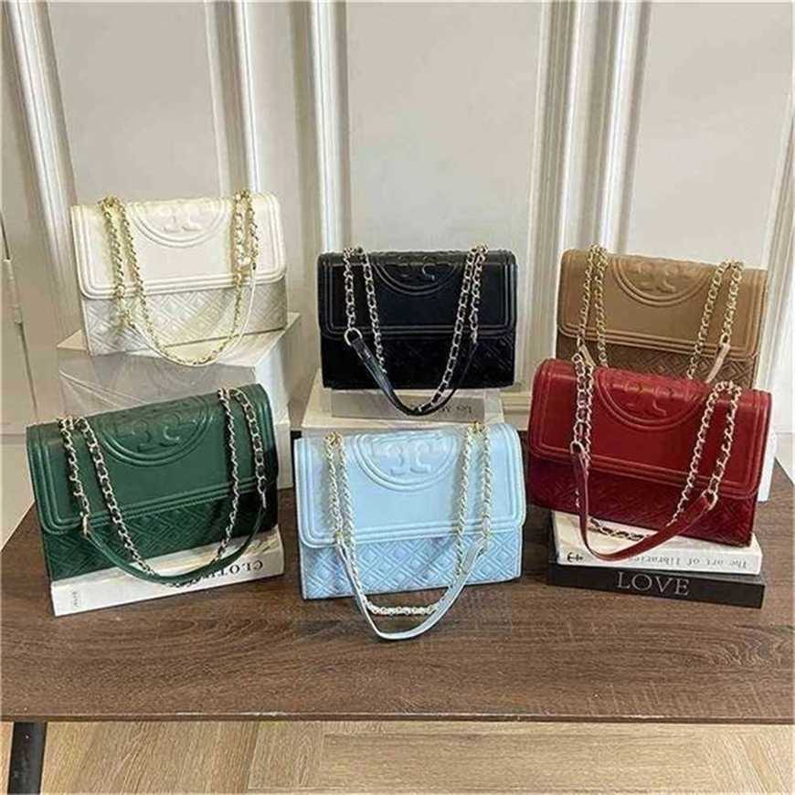 

26% OFF Handbag High quality 2023 new bag trend light luxury tide early solid color simple diagonal cross ling lattice embroidery line out, White10