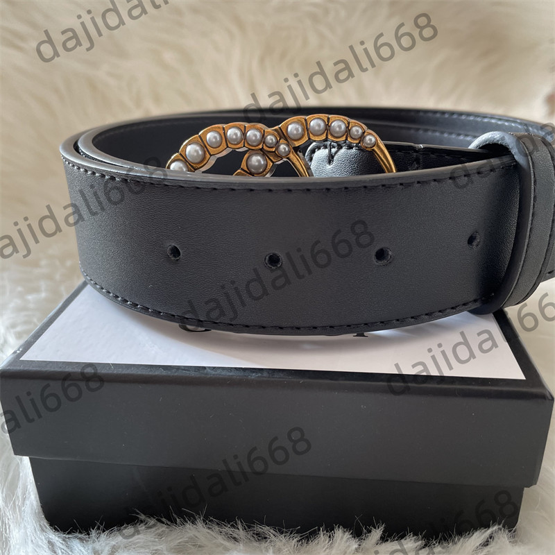 

With box belt Designers Classic Big solid buckle belt Men Genuine Leather ladies man casual letter smooth buckle womens leather belt width 3.8cm Jeans belts gift