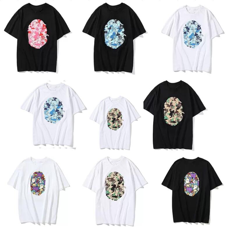 

Designer Mens T Shirts Tshirts Camouflage Print Clothes ape TShirt Graphic Summer Tees Cherry Blossom Path Limited Edition Cotton Colorful Starry Night shark, Add postage