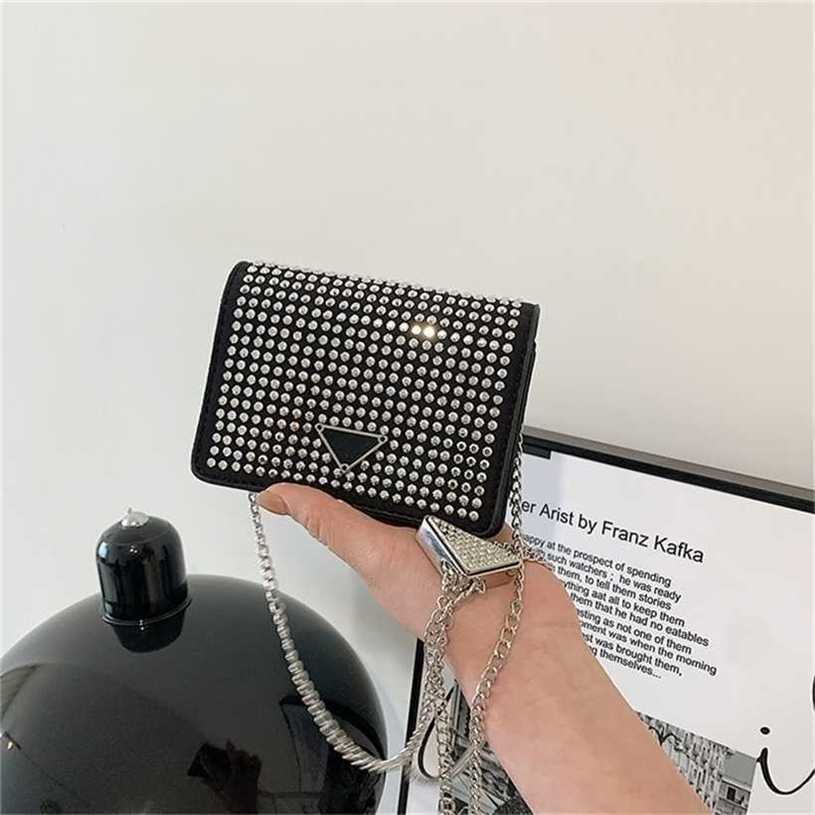 

12% OFF Handbag High quality 2023 new bag sense female spring and summer Mini diamond inlaid chain waist fashionable style messenger small square, Small gifts from white collection store