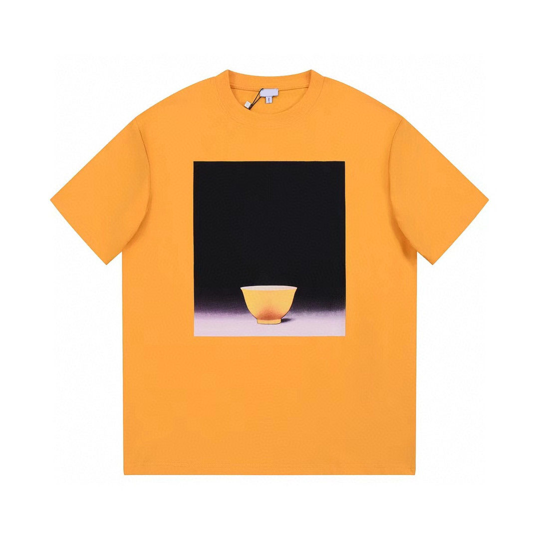 

Men's Plus Tees & Polos Round T-shirt plus size neck embroidered and printed polar style summer wear with street pure cotton wb