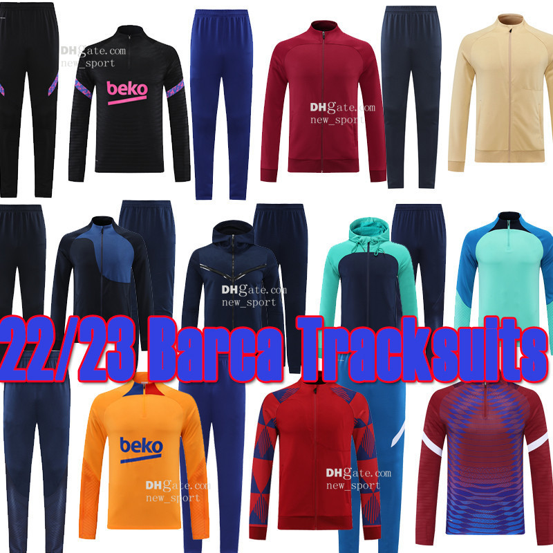 

22 23 LEWANDOWSKI Tracksuits GAVI BARCA MEMPHIS camiseta Maillot PEDRI 2022 2023 DEST ADAMA BarcelonaS men football training suit set jacket jogging coat, 2 22 23 zj
