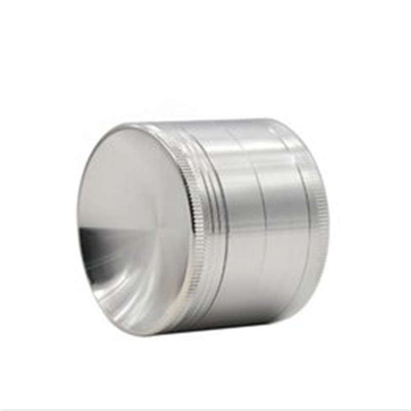 

55mm4 layer zinc alloy concave Cigarette Mill four layers of zinc grinding cigarette box, cigarette cutter, fine smoke grinder.