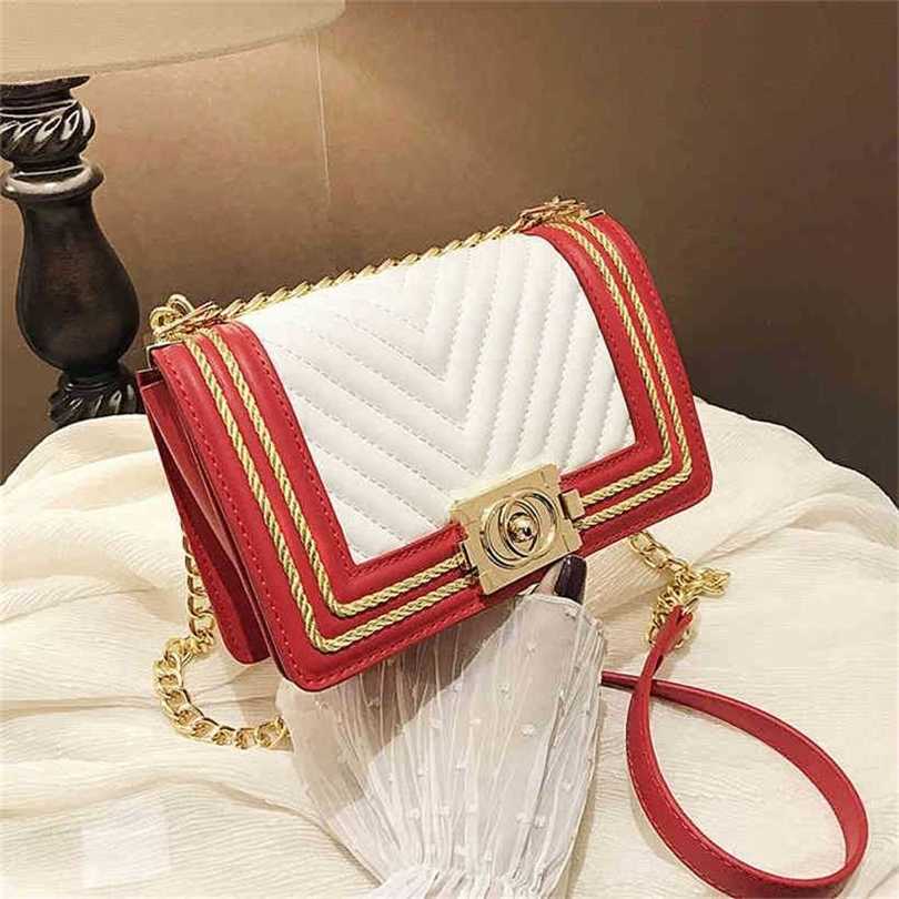 

36% OFF Handbag High quality 2023 new bag Women's Hot and Lingge casual texture square, White9