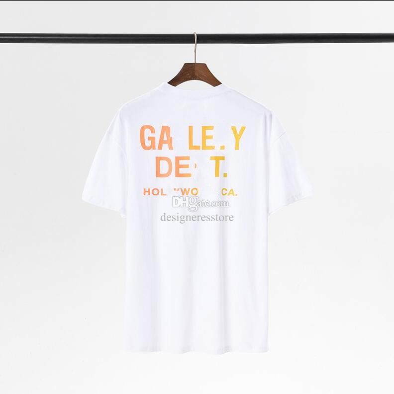 

2023 Men's T-shirts Galleryes depts Designer Summer Gallary Shirt Alphabet Printed Star Same Round Neck Short Sleeve T-shirt for Men&Women blacnk&gray t, Not sold separately (add postage)