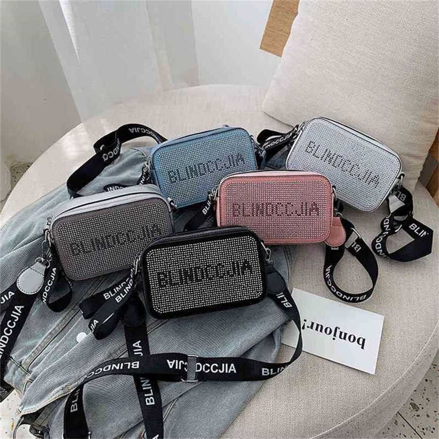 

26% OFF Handbag High quality 2023 new bag Women's Hot Women Flash Western Style Leisure Diagonal Square, Blue6