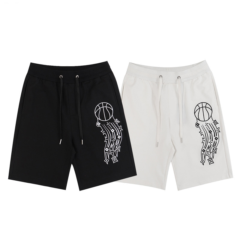 Brand 100% Cotton Men's Gym Shorts designer Shorts Fitness Men Bodybuilding Workout Sports Training Running Shorts-image-840438691