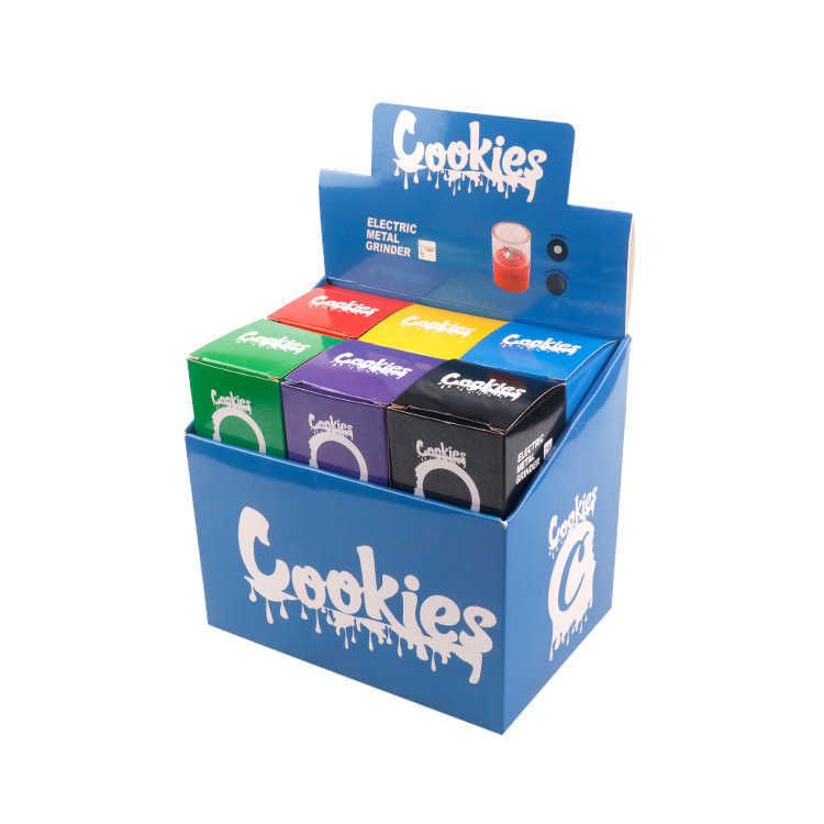 

Smoking Accessories Runty Runtz Backwoods Mini Electric Grinder E Cigarette USB Rechargeable 50mm Electronic Toabcco Smasher Vape Dry Herb Crusher Display Box